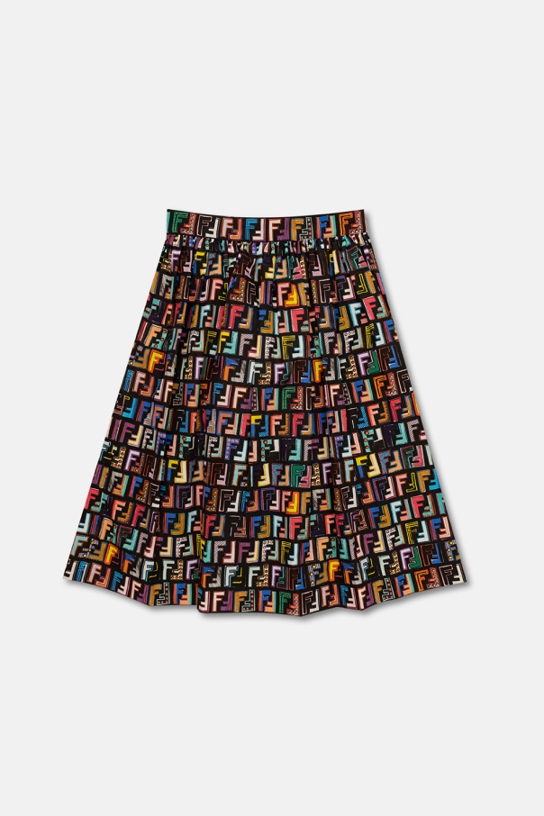 Fendi Fendi Earth reversible hooded jacket - Multicolour